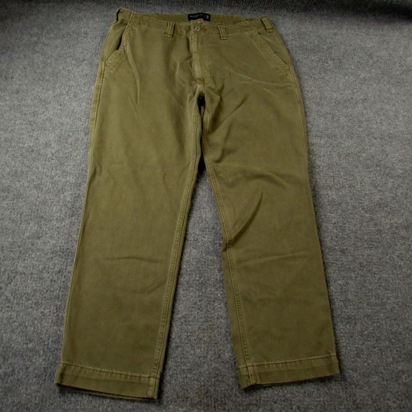 Abercrombie & Fitch Other - Abercrombie Fitch Jeans Mens 36x32 Green Loose Lightweight Y2K Casual Streetwear